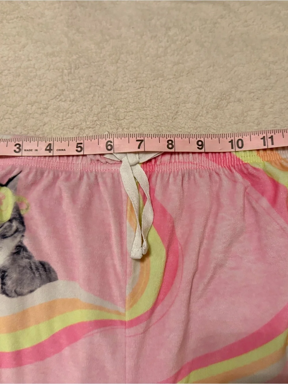 Justice Sleep Girls Cat Nap 2-Piece Pajama Set – Size Large (12/14) 🩷🐱